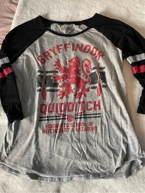 Harry Potter Quidditch 3/4 sleeve soft & casual shirt